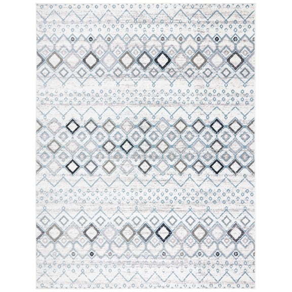 Safavieh Amsterdam Gladwin Geometric Area Rug, Ivory/Grey, 8' x 10'