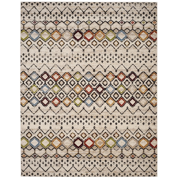 Safavieh Amsterdam Gladwin Geometric Area Rug, Ivory/Multi, 10' x 14'