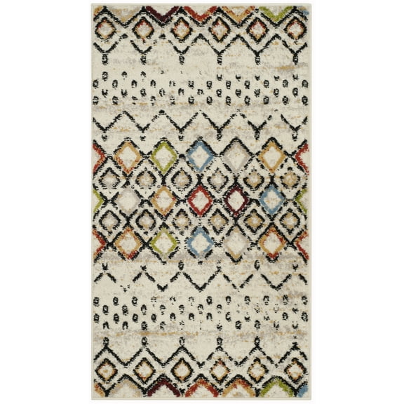 Safavieh Amsterdam Gladwin Geometric Area Rug, Ivory/Multi, 2'3" x 4'