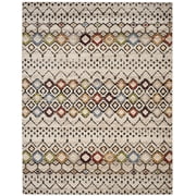 Safavieh Amsterdam Gladwin Geometric Area Rug, Ivory/Multi, 9' x 12'