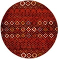 thumbnail image 1 of Safavieh Amsterdam Gladwin Geometric Area Rug, Terracotta/Multi, 3' x 3' Round, 1 of 7