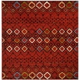 thumbnail image 1 of Safavieh Amsterdam Gladwin Geometric Area Rug, Terracotta/Multi, 8' x 8' Square, 1 of 6