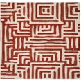 thumbnail image 1 of SAFAVIEH Amsterdam Elvan Geometric Area Rug, Ivory/Terracotta, 5'1" x 5'1" Square, 1 of 12