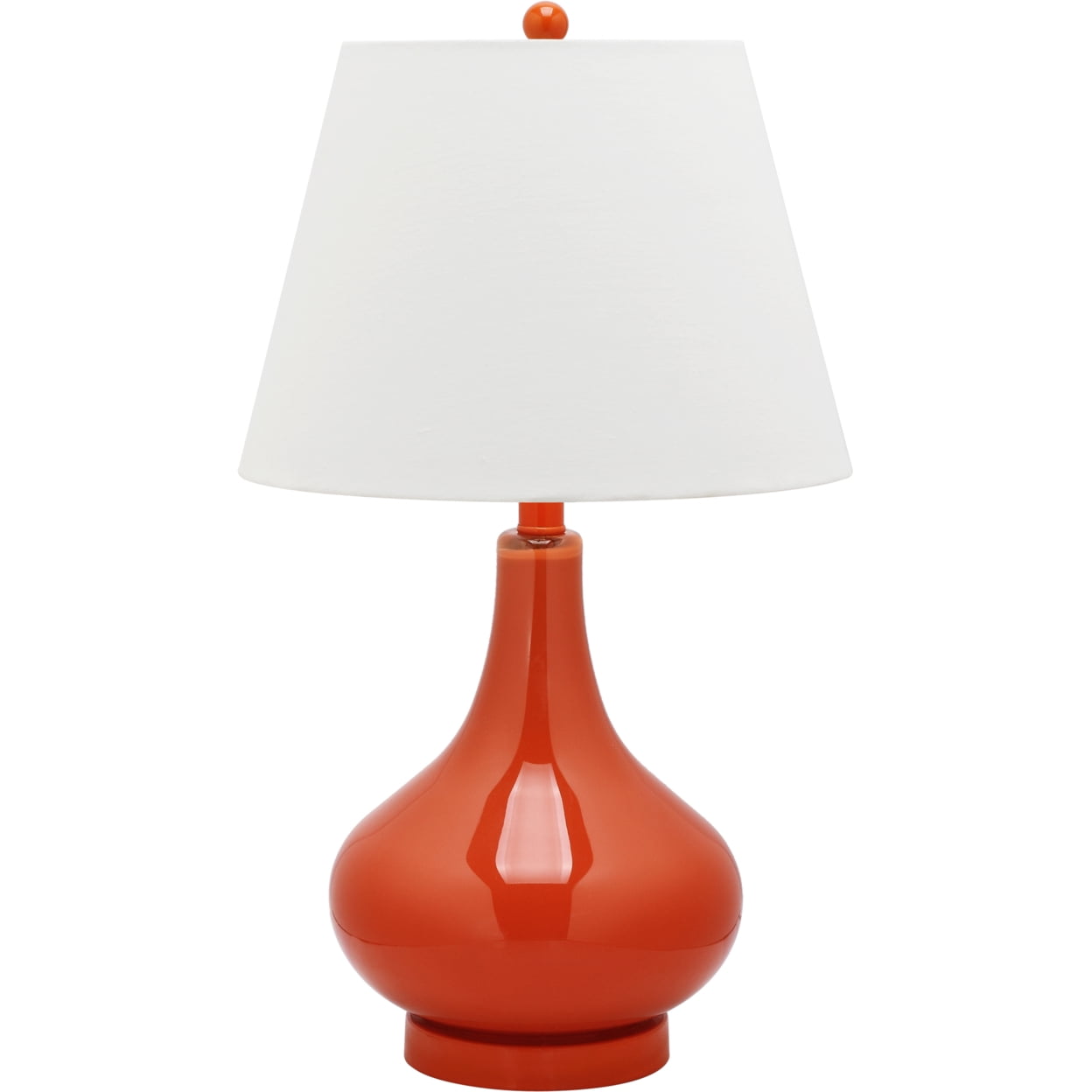 Safavieh Amy 24 in. H Solid Gourd Glass Table Lamp