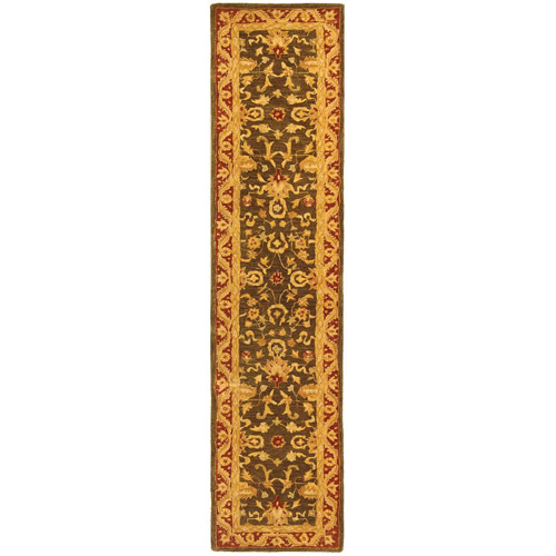 Safavieh Anatolia Spencer Traditional Wool Runner Rug, Charcoal/Red, 2'3" x 10' - image 1 of 10