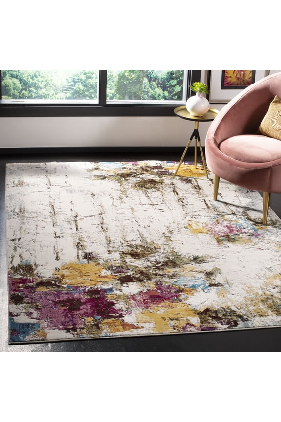 Aria Caelestinus Abstract Area Rug or Runner