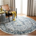 thumbnail image 1 of SAFAVIEH Aria Collection ARA711A Ivory / Navy Rug, 1 of 9