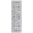 thumbnail image 1 of SAFAVIEH Arizona Fowler Abstract Machine Washable Runner Rug, Blue/Grey, 2'6" x 8', 1 of 6