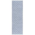 thumbnail image 1 of SAFAVIEH Arizona Shevon Trellis Polyester Machine Washable Runner Rug, Gray/Ivory, 2'6" x 8', 1 of 10