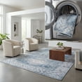 thumbnail image 1 of Safavieh Arizona 3'-0" X 5'-0" Polyester Power Loomed Rug In Blue / Light Blue, 1 of 12