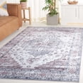 thumbnail image 1 of Safavieh Arizona Goddard Medallion Machine Washable Area Rug, Gray/Ivory, 5' x 8', 1 of 12