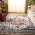 thumbnail image 1 of Safavieh Arizona Goddard Medallion Machine Washable Area Rug, Rust/Beige, 9' x 12', 1 of 13