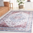 thumbnail image 1 of Safavieh Arizona Goddard Medallion Machine Washable Area Rug, Sage/Ivory, 3' x 5', 1 of 12
