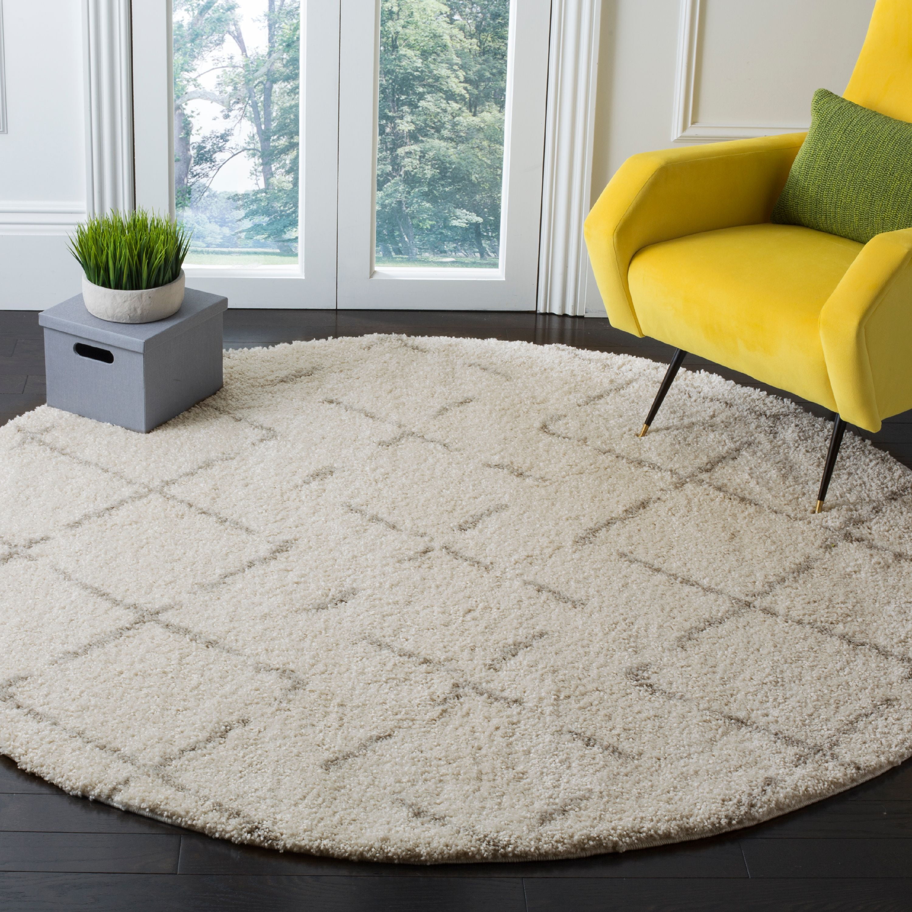 Safavieh Arizona Zarif Geometric Shag Area Rug or Runner - Walmart.com