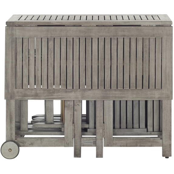 Safavieh Arvin Outdoor Modern Foldable 5 Piece Living Set