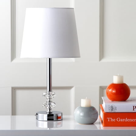 Safavieh Ashford 16 in. H Crystal Glam Orb Table Lamp, Set of 2