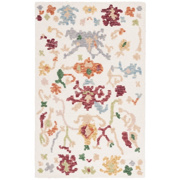 SAFAVIEH Aspen Kyler Floral Area Rug, Ivory/Red, 3' x 5'