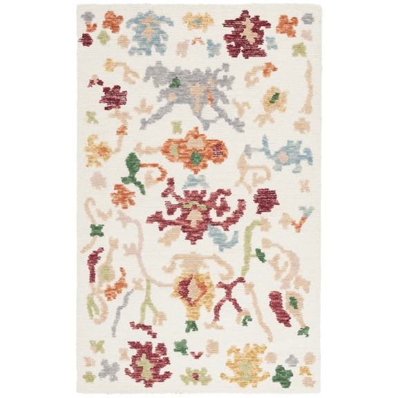 SAFAVIEH Aspen Kyler Floral Area Rug, Ivory/Red, 3' x 5'