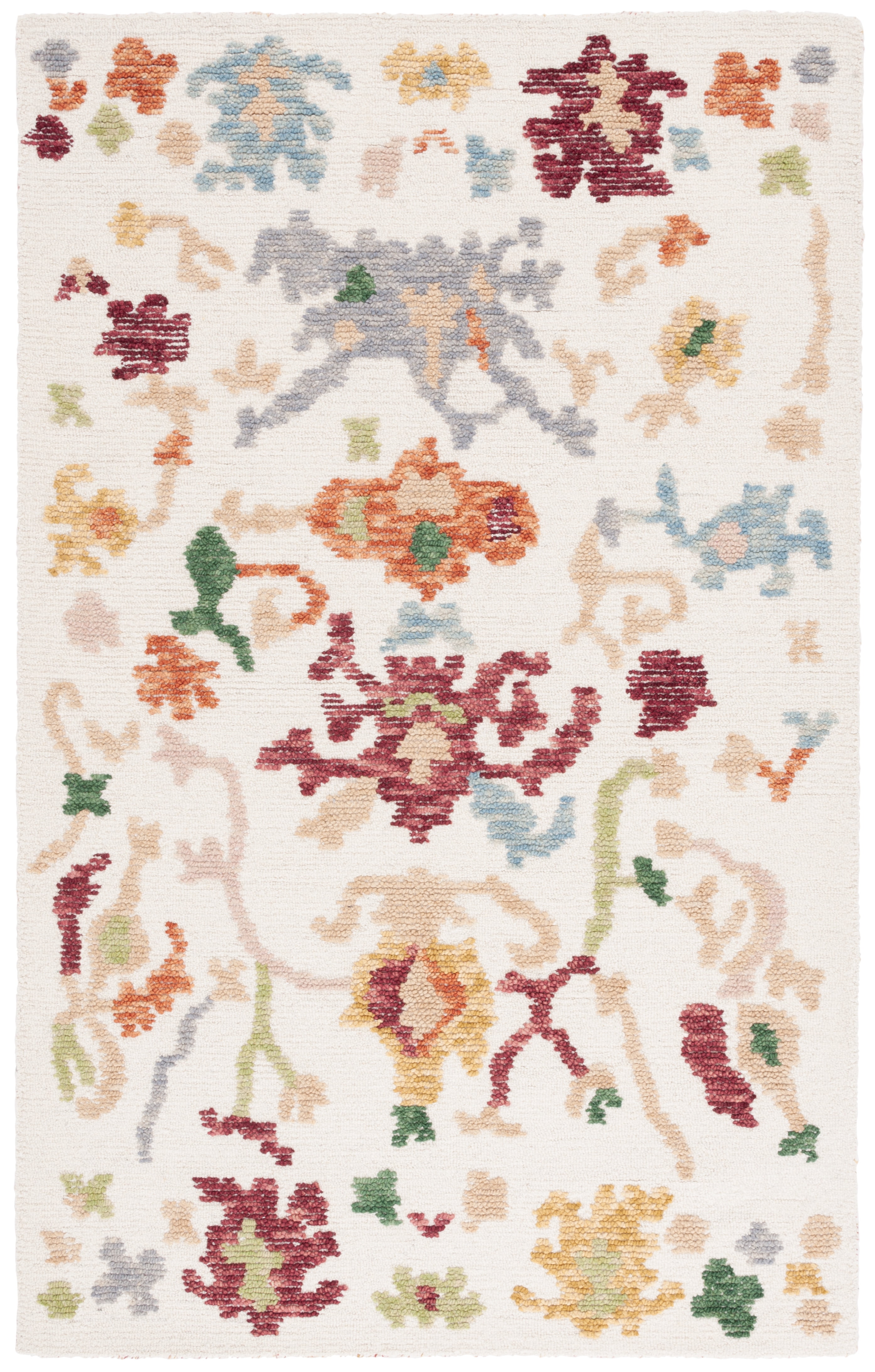 SAFAVIEH Aspen Kyler Floral Area Rug, Ivory/Red, 4' x 6'