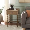 thumbnail image 1 of Safavieh Astaroth Traditional Wood End Table, Desert Brown, 1 of 12