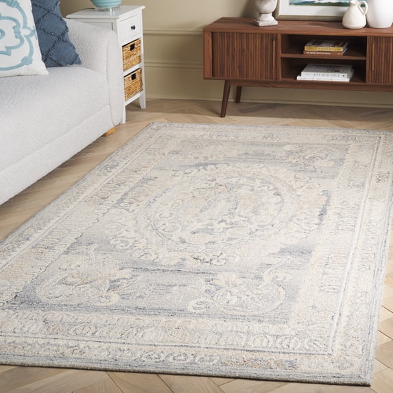 Safavieh Aubusson Janel Oriental Area Rug, Gray/Ivory, 5' x 8'
