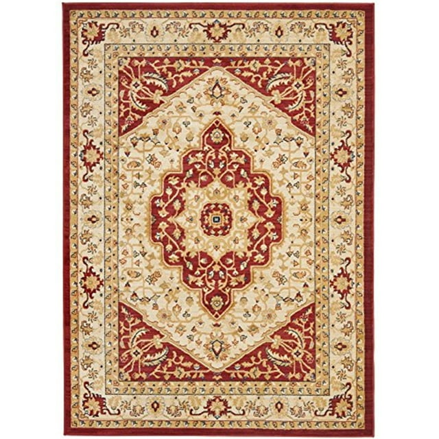 SAFAVIEH Austin Anrai Oriental Area Rug, Cream/Red, 6'7" x 9'1"