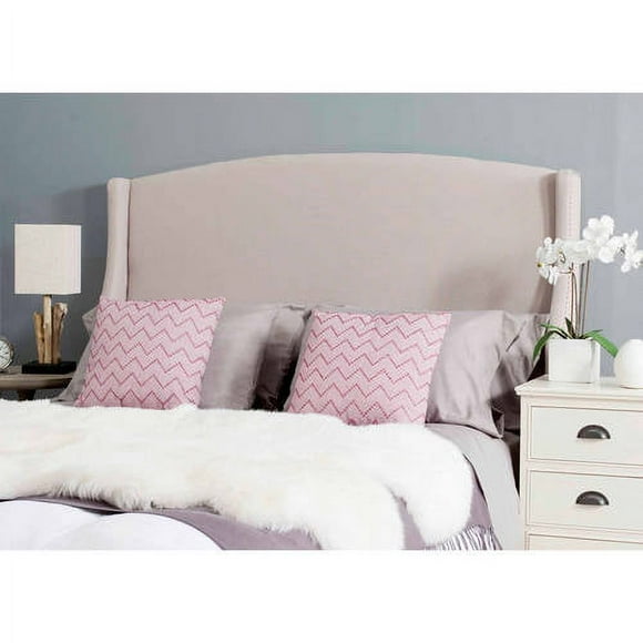 Safavieh Austin Winged Headboard with Nail Heads, Taupe