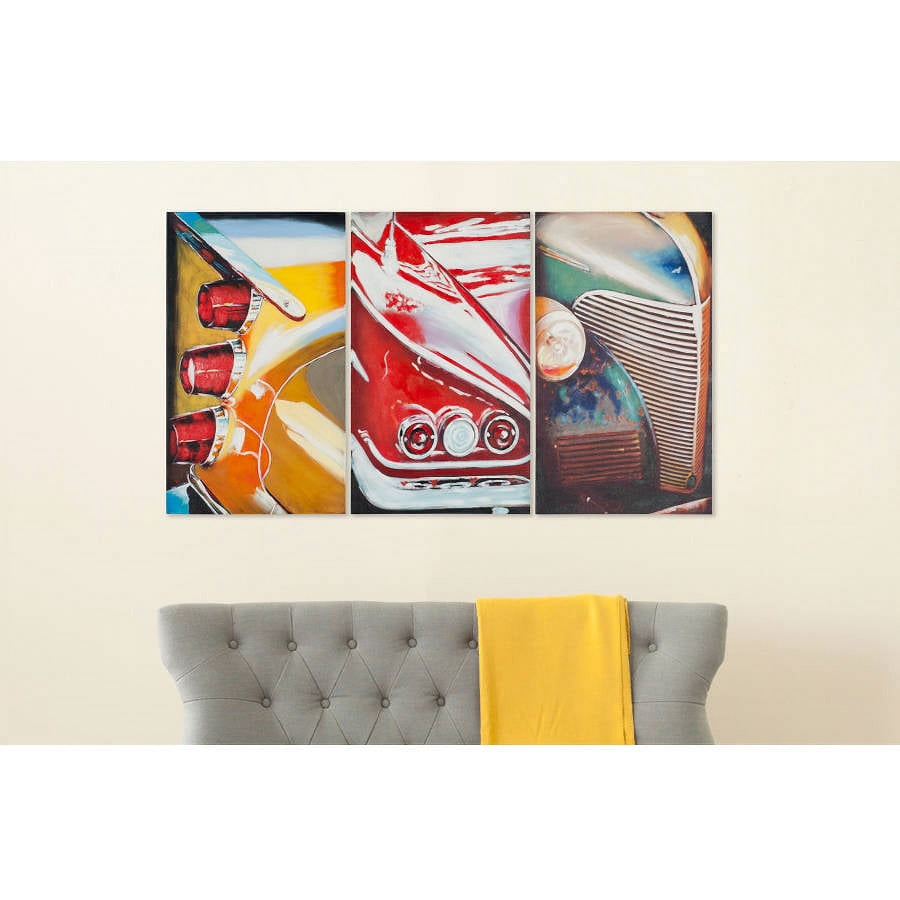 Safavieh Auto Legends Triptych Wall Art, Assorted