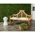 thumbnail image 1 of Safavieh Azusa Indoor/Outdoor Traditional Garden Bench with Cushion, 1 of 7