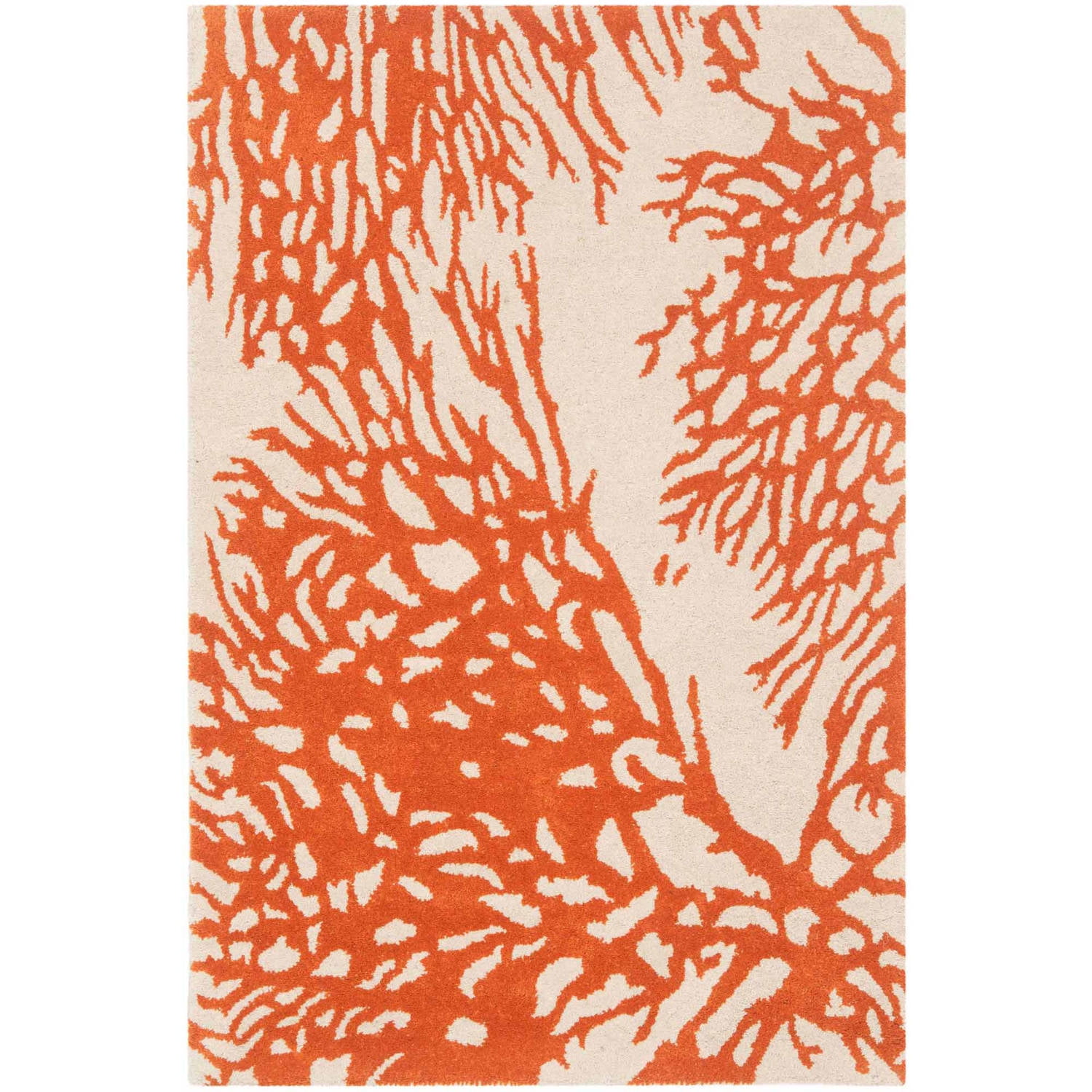 Terracotta Elegance 30" Hand-Tufted Wool Accent Rug