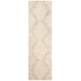 thumbnail image 1 of SAFAVIEH Blossom Winston Chevron Wool Runner Rug, Beige/Ivory, 2'3" x 8', 1 of 10