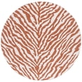 thumbnail image 1 of SAFAVIEH Machine Washable Rug Indoor/Outdoor Bermuda Collection - Bermuda Rada Abstract Indoor/Outdoor Area Rug, Rust/Ivory, 6'7" x 6'7" Round, 1 of 12