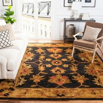 SAFAVIEH Bohemian Deonne Floral Area Rug, Charcoal/Gold, 8' x 10'