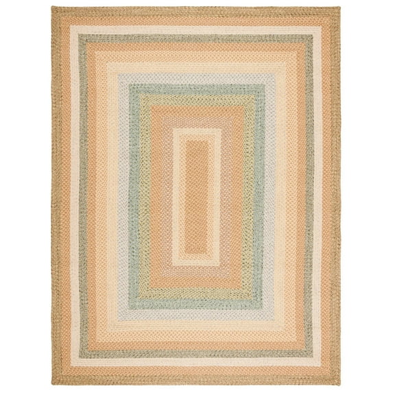 SAFAVIEH BRD314A Braided Tan / Multi