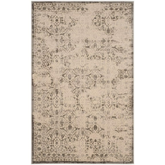 Safavieh BRILLIANCE, CREAM / GREY, 4' X 6', Area Rug