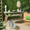 thumbnail image 1 of Safavieh Babette Indoor/Outdoor Modern Concrete Console, 1 of 11