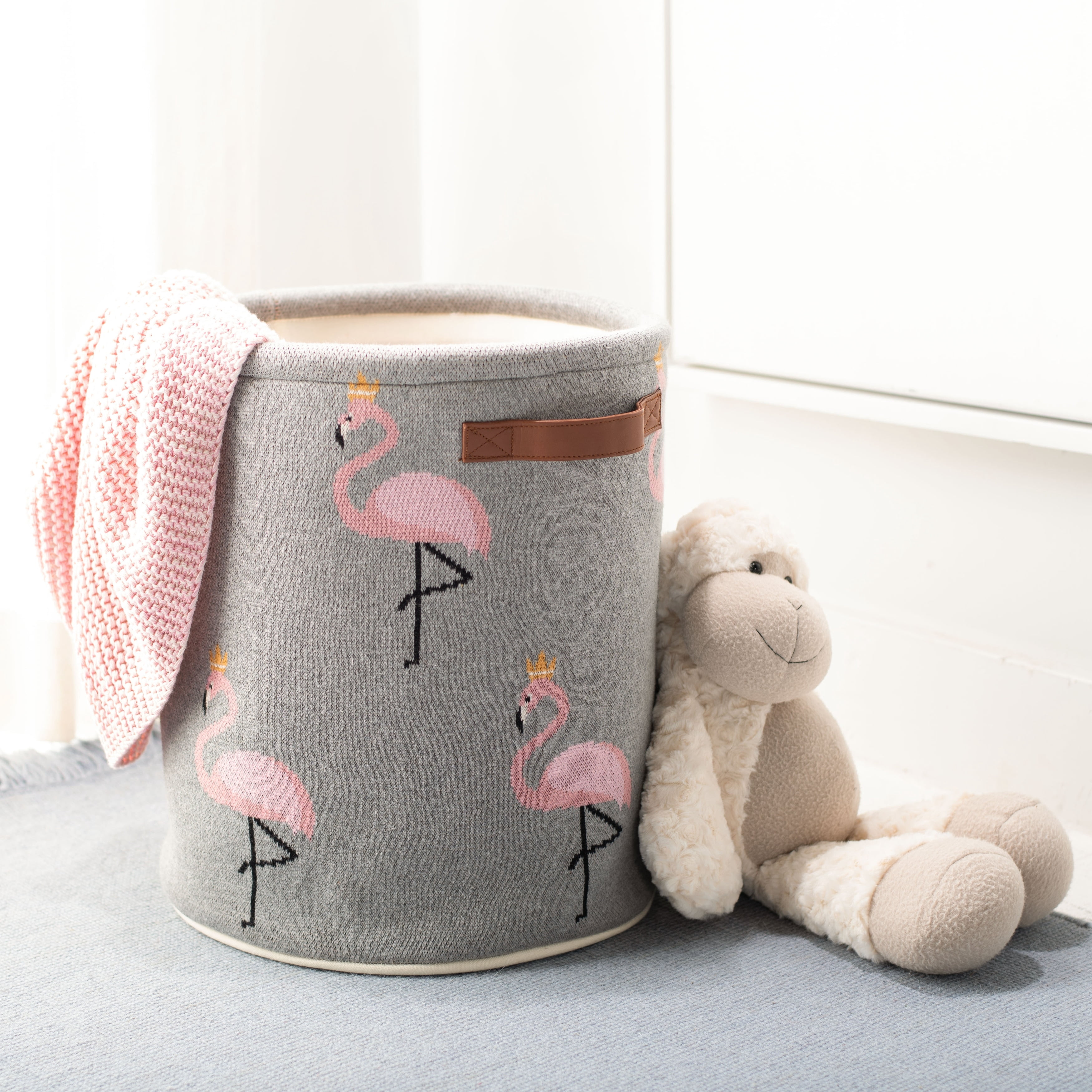Safavieh Flora Flamingo Kids Storage Basket