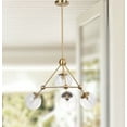 thumbnail image 1 of Safavieh Bain 4-Light Modern Glam Triangular Prism Pendant, 1 of 6