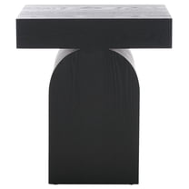 Safavieh Baraki Modern Wood Free Form End Table, Black