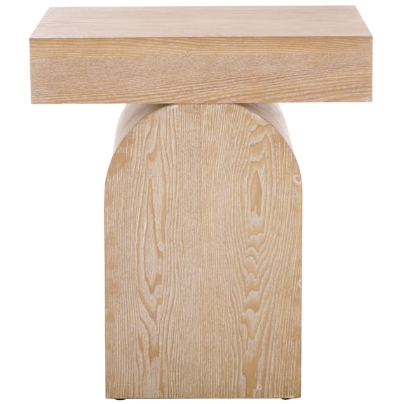 Safavieh Baraki Modern Wood Free Form End Table, Natural