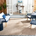 thumbnail image 1 of SAFAVIEH Beach House Tayler Solid Indoor/Outdoor Area Rug, Beige, 6'7" x 6'7" Square, 1 of 11