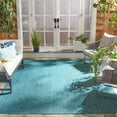 thumbnail image 1 of SAFAVIEH Beach House Tayler Solid Indoor/Outdoor Area Rug, Turquoise, 8' x 10', 1 of 9