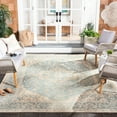 thumbnail image 1 of Safavieh Beach House Mai Traditional Outdoor Area Rug, Aqua/Cream, 8'6" x 12', 1 of 11