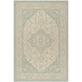 thumbnail image 1 of Safavieh Beach House Mai Traditional Outdoor Area Rug, Cream/Aqua, 5'3" x 7'6", 1 of 10