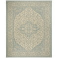 thumbnail image 1 of Safavieh Beach House Mai Traditional Outdoor Area Rug, Cream/Aqua, 8'6" x 12', 1 of 10