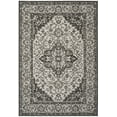 thumbnail image 1 of Safavieh Beach House Mai Traditional Outdoor Area Rug, Light Grey/Charcoal, 5'3" x 7'6", 1 of 6
