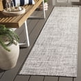 thumbnail image 1 of SAFAVIEH Beach House Nikola Geometric Indoor/Outdoor Runner Rug, Gray/Ivory, 2' x 8', 1 of 7