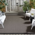 thumbnail image 1 of Safavieh Beach House Maryam Bordered Indoor/Outdoor Area Rug, Black/Beige, 6'7" x 6'7" Square, 1 of 6