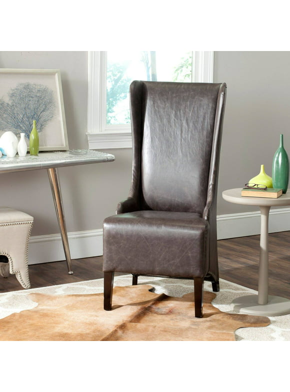 Safavieh Becall 20 in. Leather Dining Side Chair