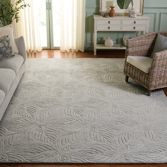 Safavieh Bella Margery Floral Area Rug, Gray/Ivory, 8' x 10'